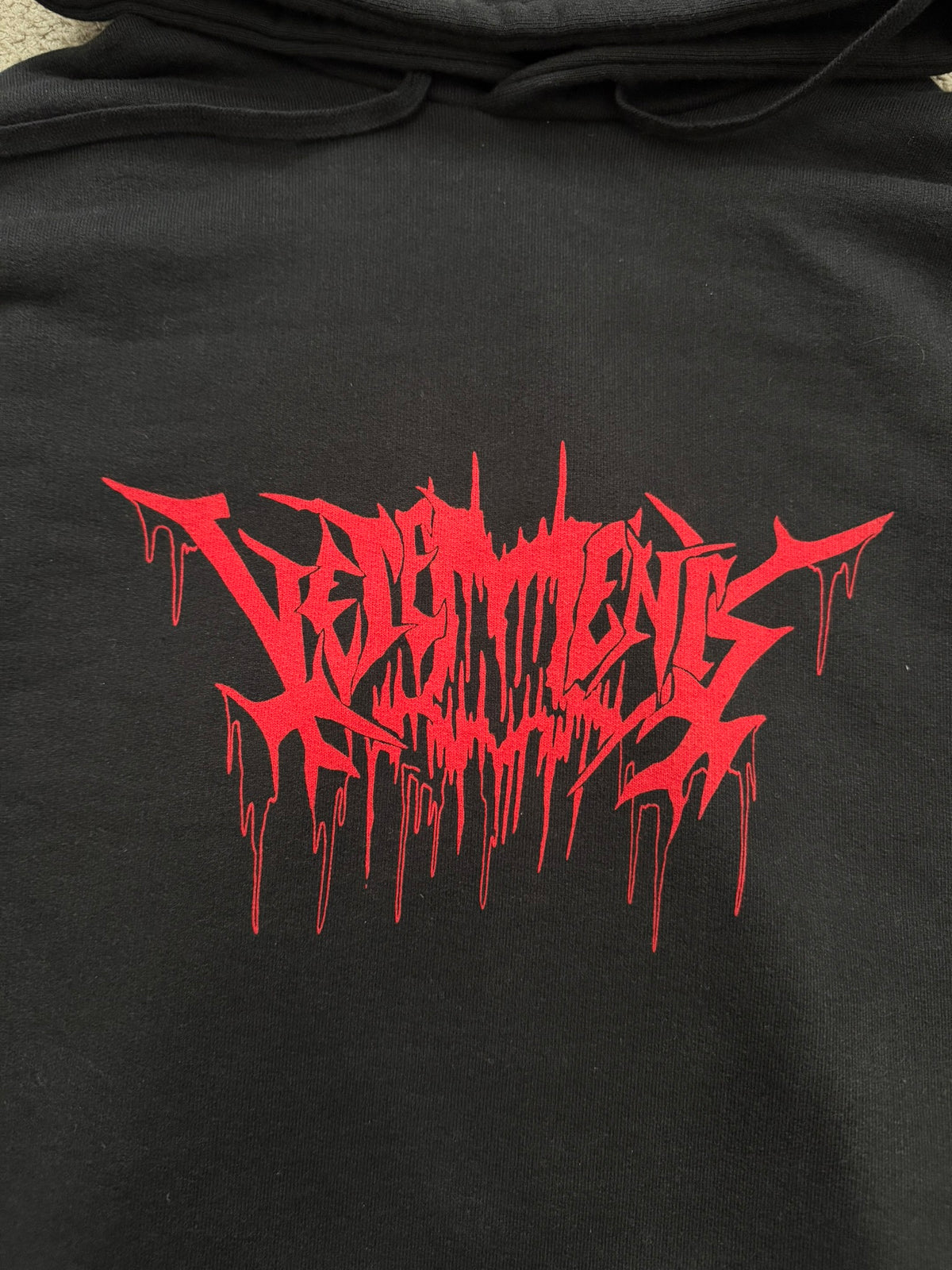FW18 Vetements by Demna "Metal Tour" Oversized Hoodie