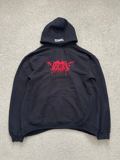 FW18 Vetements by Demna "Metal Tour" Oversized Hoodie