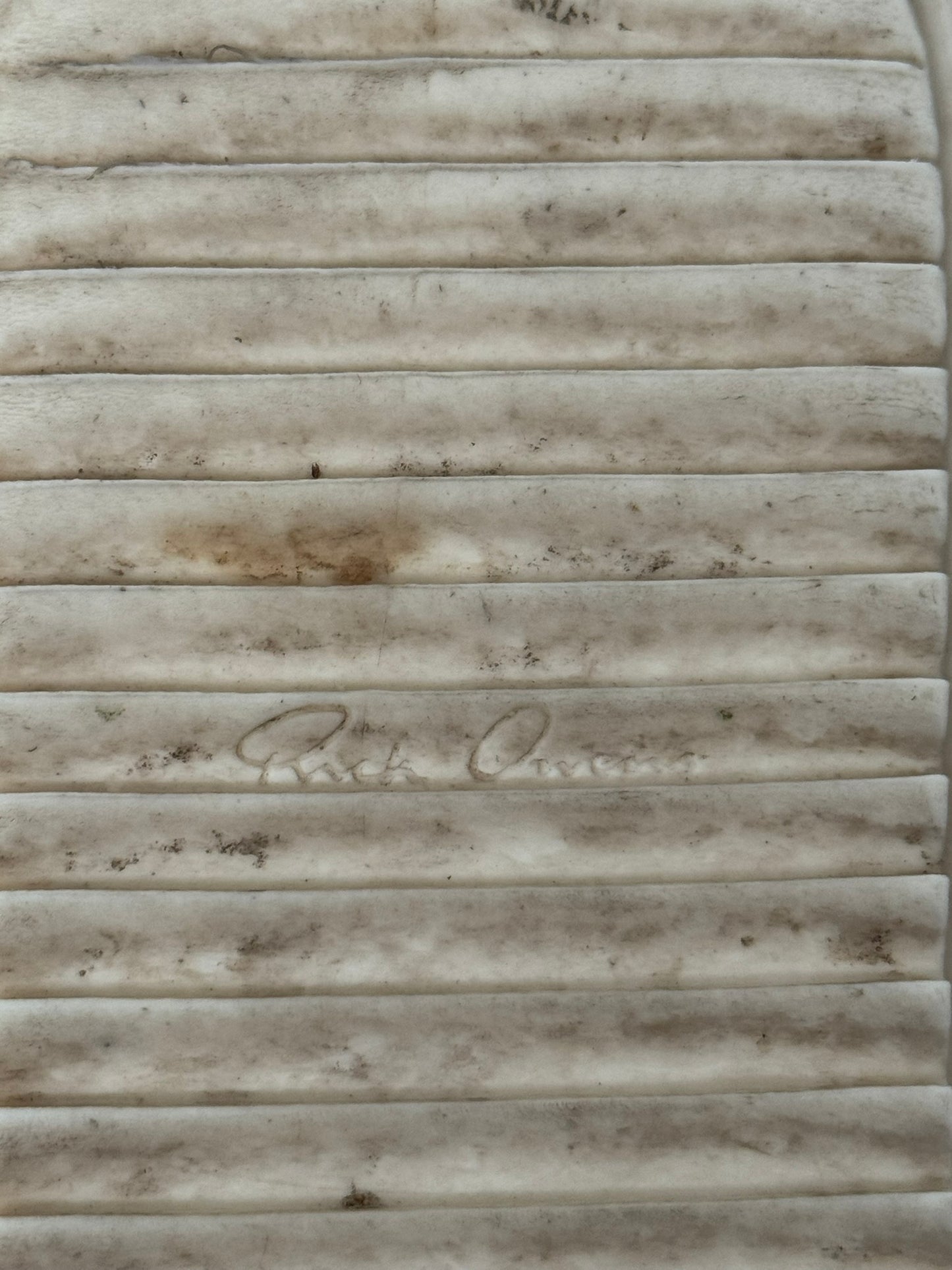 FW22 Rick Owens Pony Hair Cargobasket High Top Sneakers