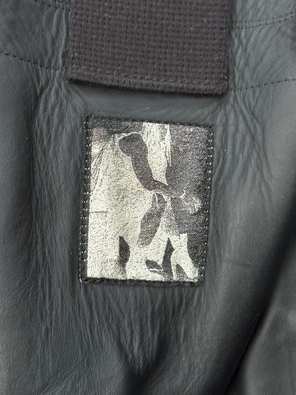 FW22 Rick Owens Pony Hair Cargobasket High Top Sneakers