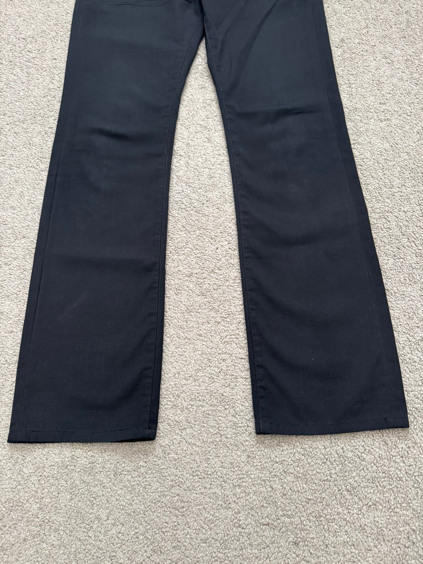 AW04 Dior Homme by Hedi Slimane Black Whiskered Denim Jeans