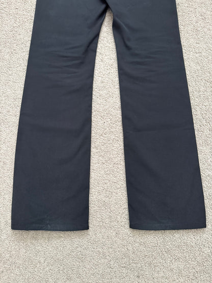 AW04 Dior Homme by Hedi Slimane Black Whiskered Denim Jeans