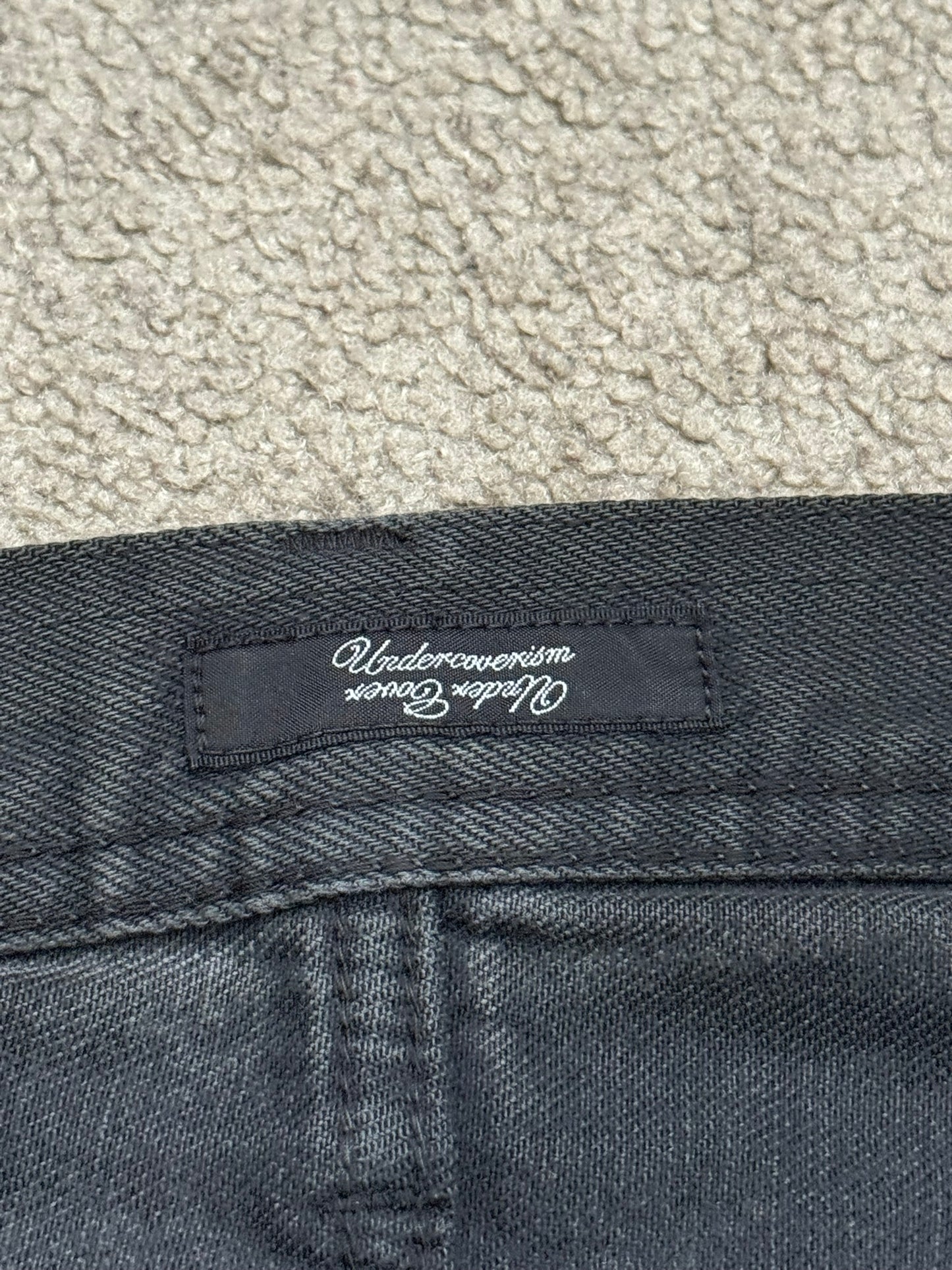 SS09 Undercover "Neoboy" Patti Smith Poem Black Denim Jeans