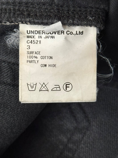 SS09 Undercover "Neoboy" Patti Smith Poem Black Denim Jeans