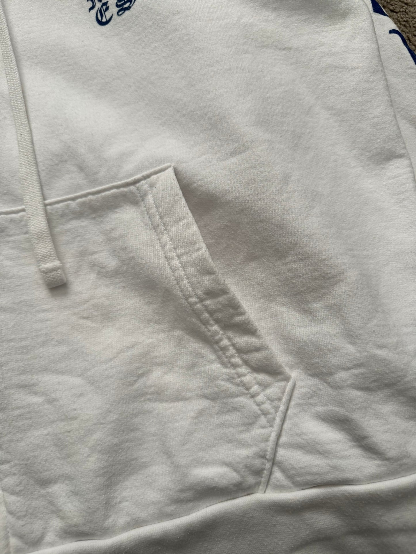 Chrome Hearts Vertical Logo Dagger Zip Up Hoodie