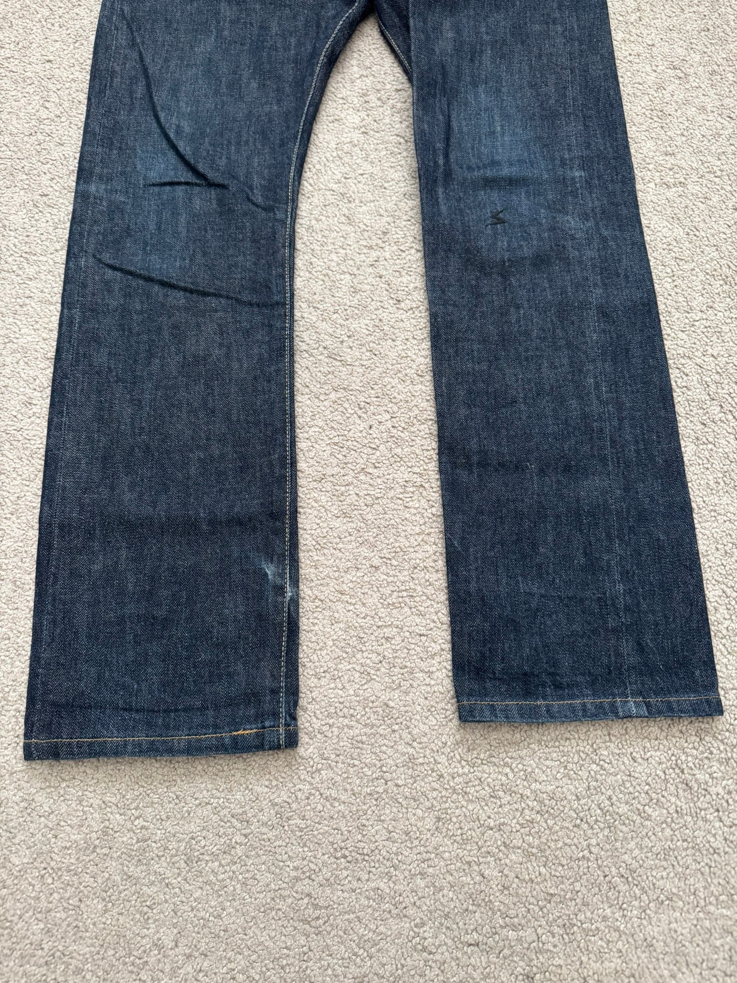 AW07 Undercover Grasping Heart Zipper Waist Denim Jeans