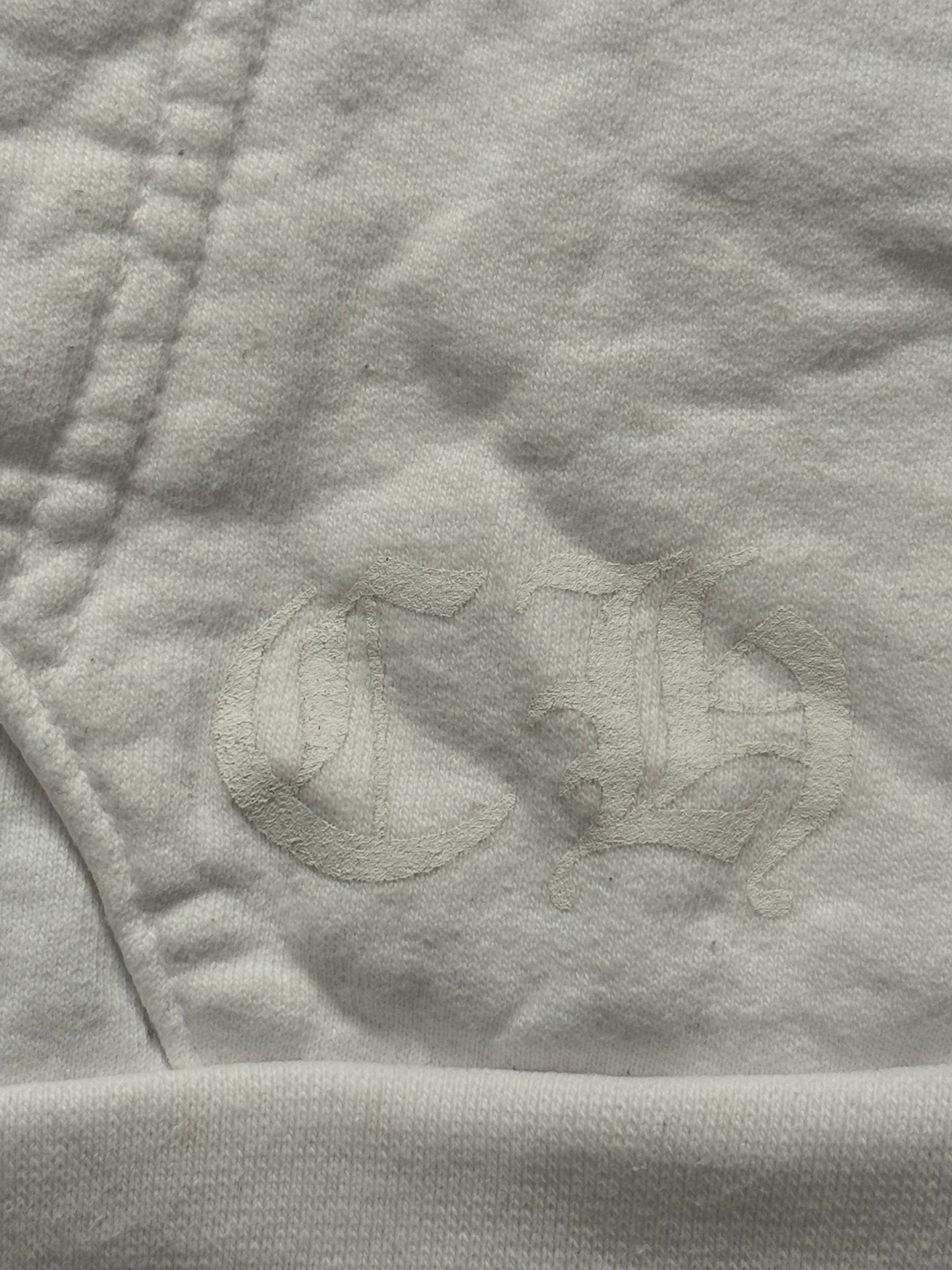 Chrome Hearts Vertical Logo Dagger Zip Up Hoodie