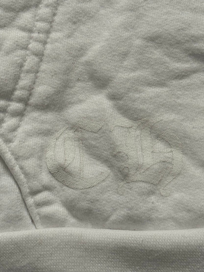 Chrome Hearts Vertical Logo Dagger Zip Up Hoodie