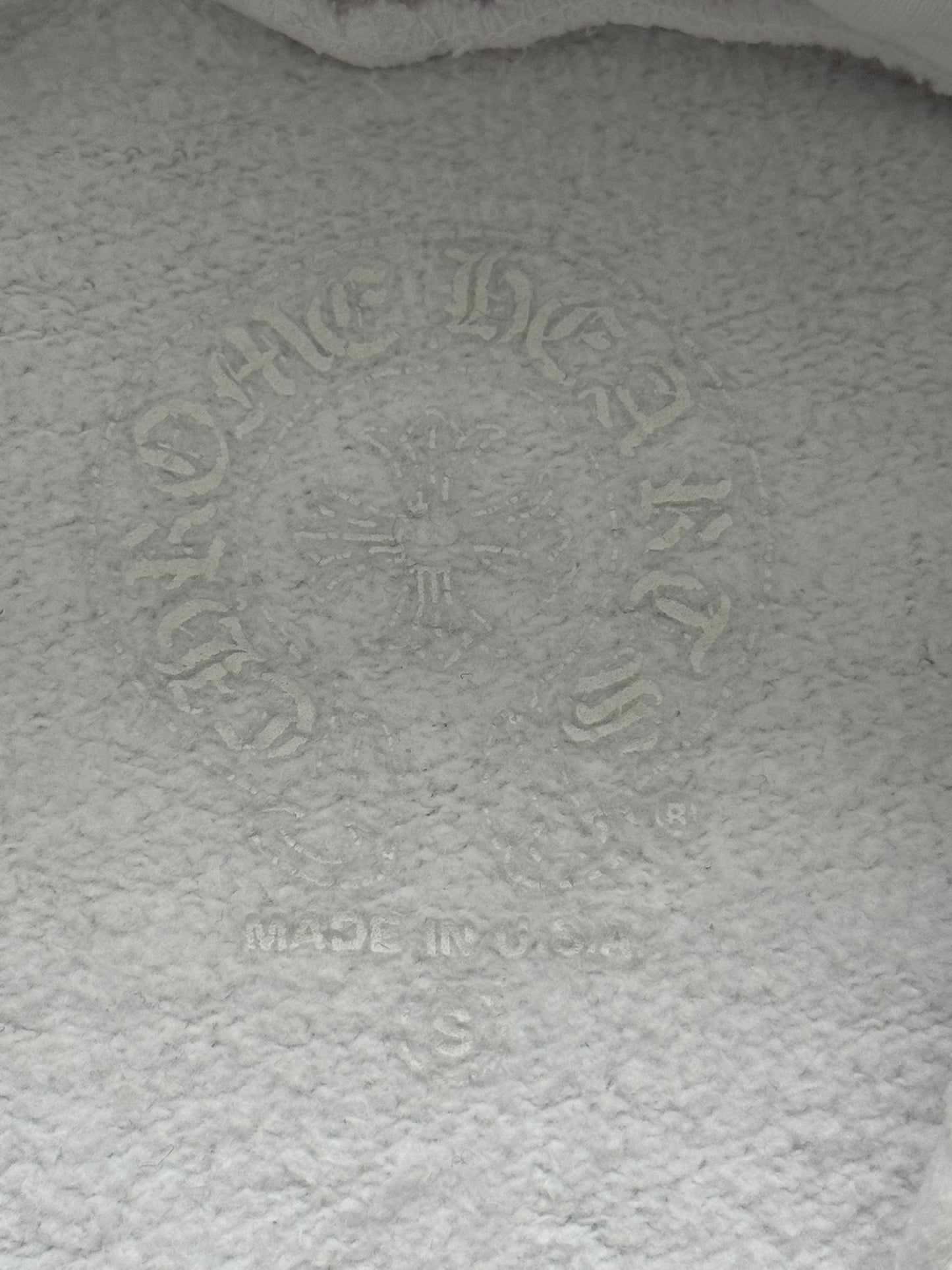 Chrome Hearts Vertical Logo Dagger Zip Up Hoodie
