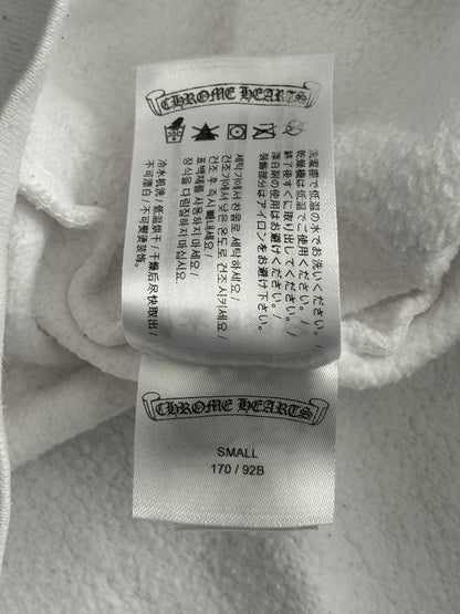 Chrome Hearts Vertical Logo Dagger Zip Up Hoodie
