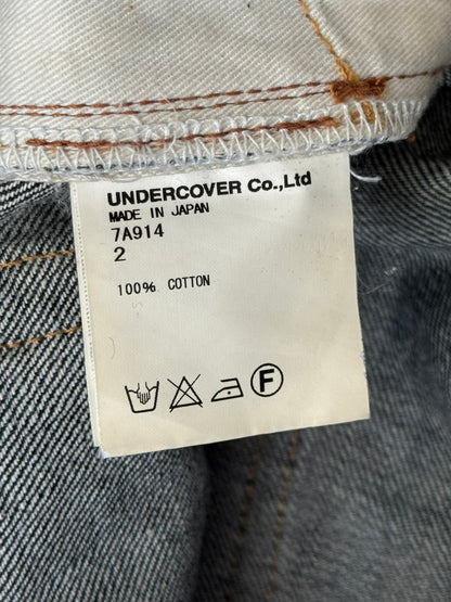 AW07 Undercover Grasping Heart Zipper Waist Denim Jeans