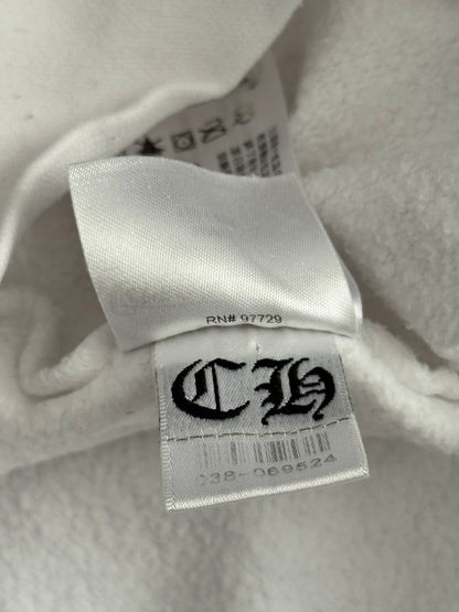 Chrome Hearts Vertical Logo Dagger Zip Up Hoodie