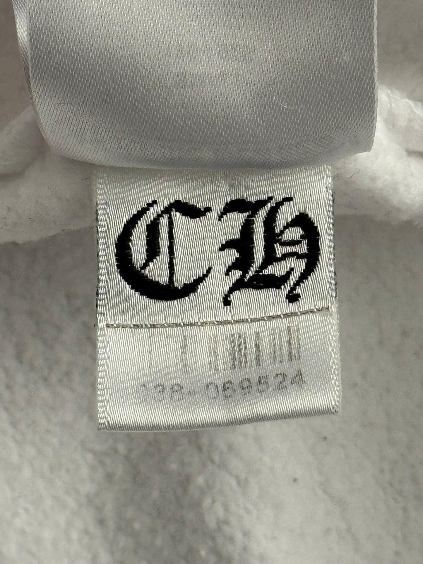 Chrome Hearts Vertical Logo Dagger Zip Up Hoodie