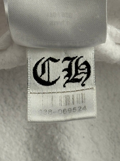 Chrome Hearts Vertical Logo Dagger Zip Up Hoodie