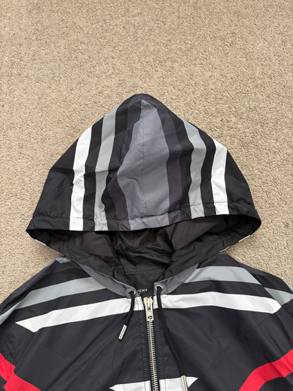 FW14 Givenchy by Riccardo Tisci Chevron Print Nylon Parka Jacket
