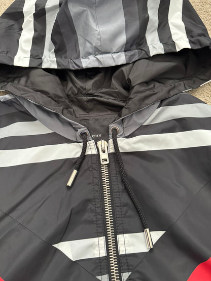 FW14 Givenchy by Riccardo Tisci Chevron Print Nylon Parka Jacket