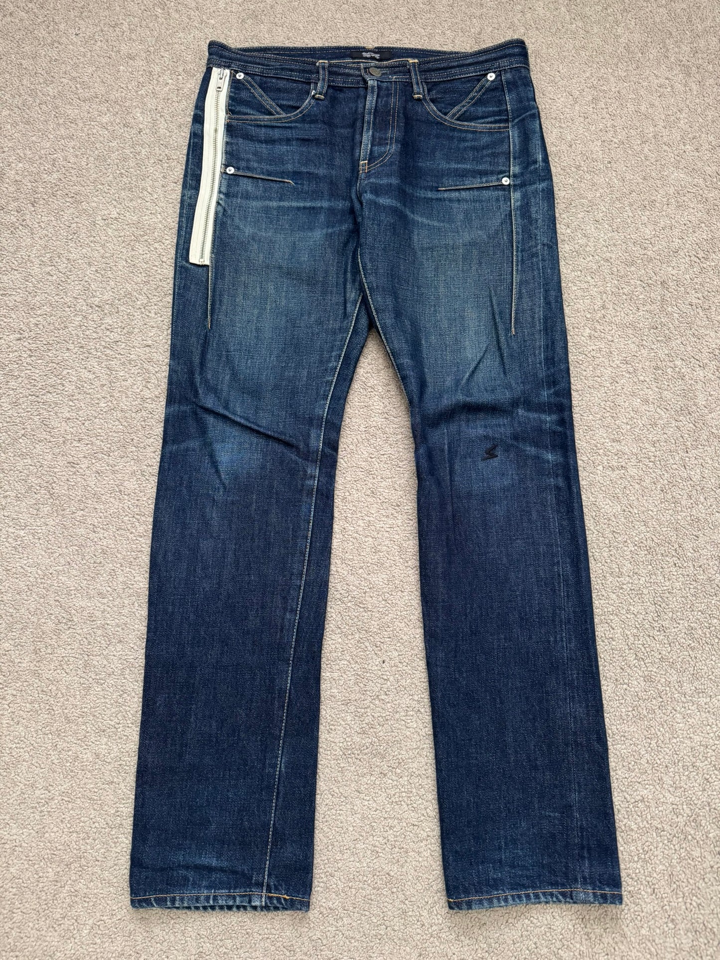 FW09 Undercover "Earmuff Maniac" Zipper Pocket Denim Jeans