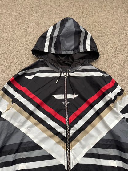 FW14 Givenchy by Riccardo Tisci Chevron Print Nylon Parka Jacket