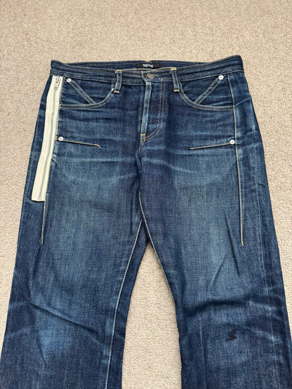 FW09 Undercover "Earmuff Maniac" Zipper Pocket Denim Jeans