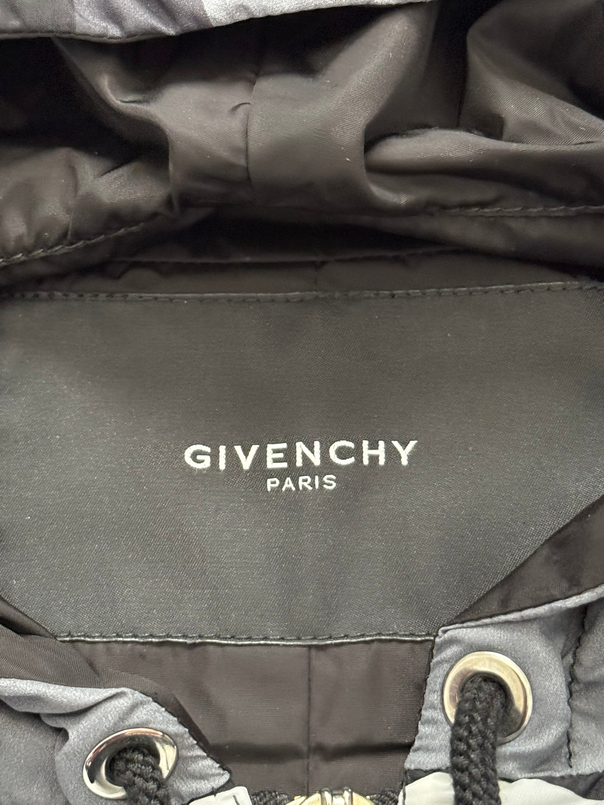 FW14 Givenchy by Riccardo Tisci Chevron Print Nylon Parka Jacket