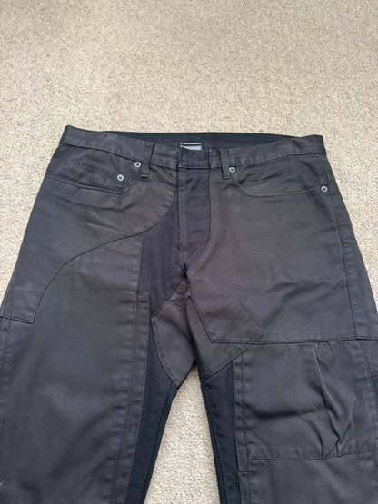 AW07 Dior Homme by Hedi Slimane "Navigate" Patchwork Denim Jeans