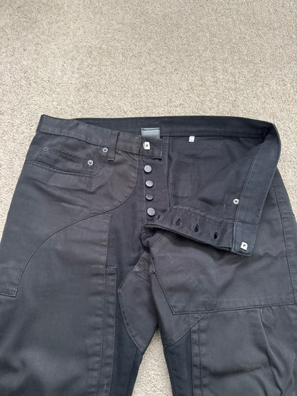 AW07 Dior Homme by Hedi Slimane "Navigate" Patchwork Denim Jeans