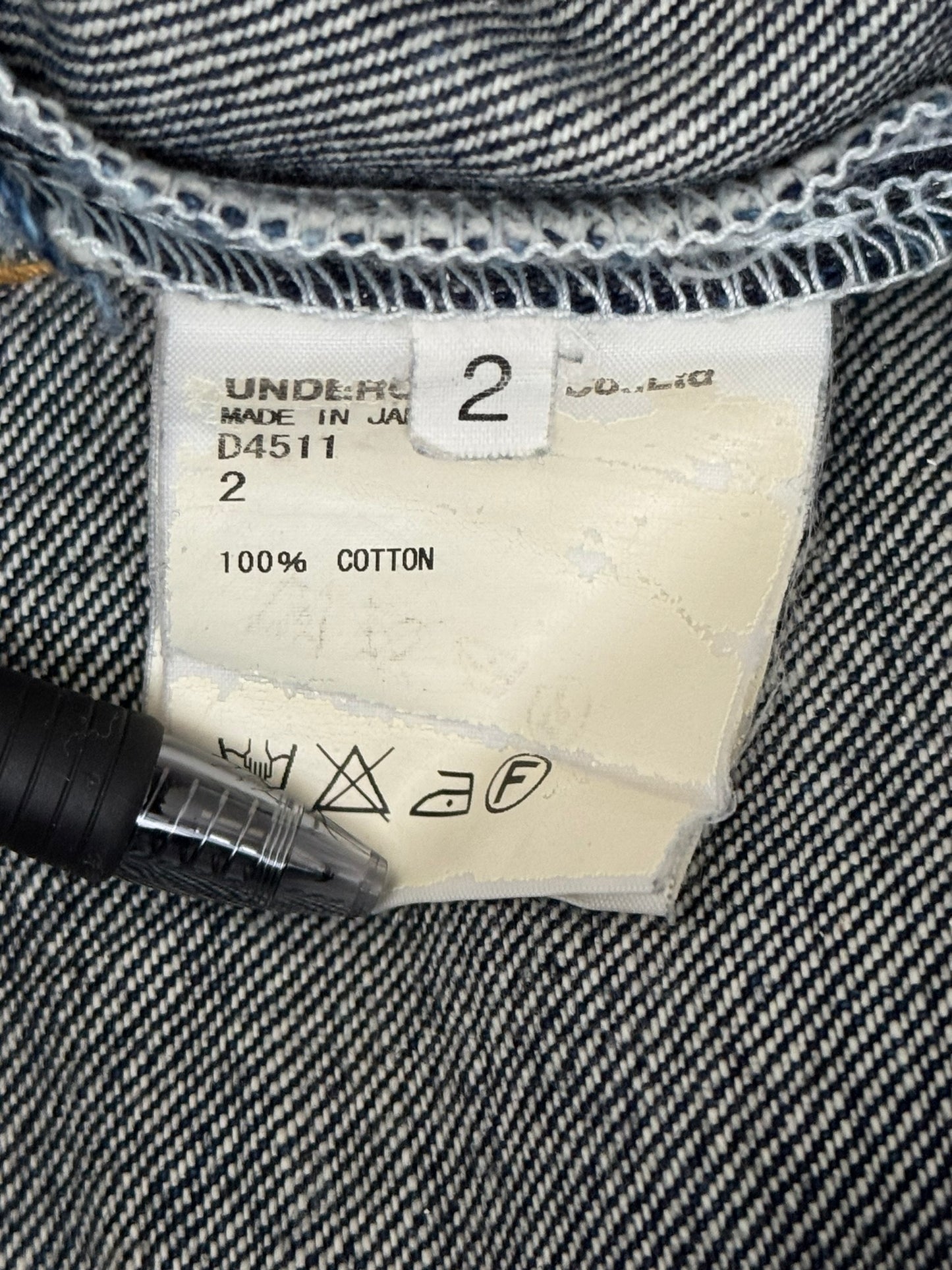 FW09 Undercover "Earmuff Maniac" Zipper Pocket Denim Jeans