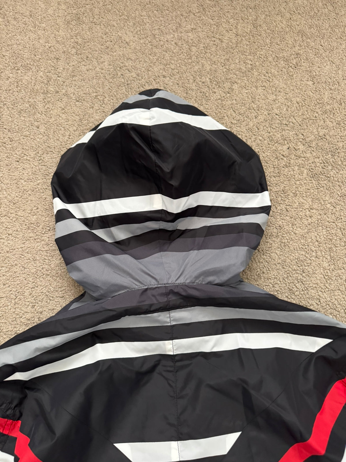 FW14 Givenchy by Riccardo Tisci Chevron Print Nylon Parka Jacket