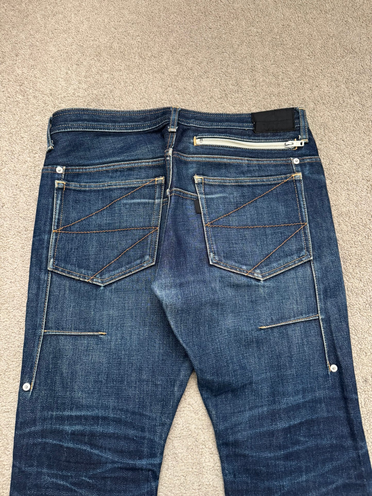 FW09 Undercover "Earmuff Maniac" Zipper Pocket Denim Jeans