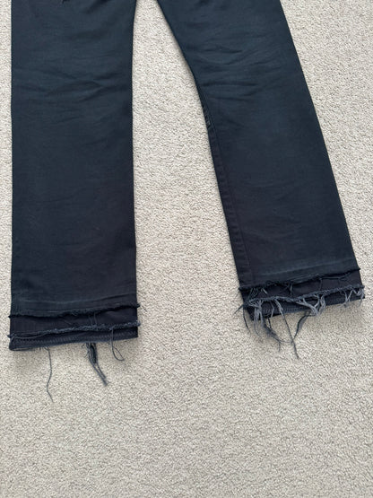 AW07 Dior Homme by Hedi Slimane "Navigate" Patchwork Denim Jeans