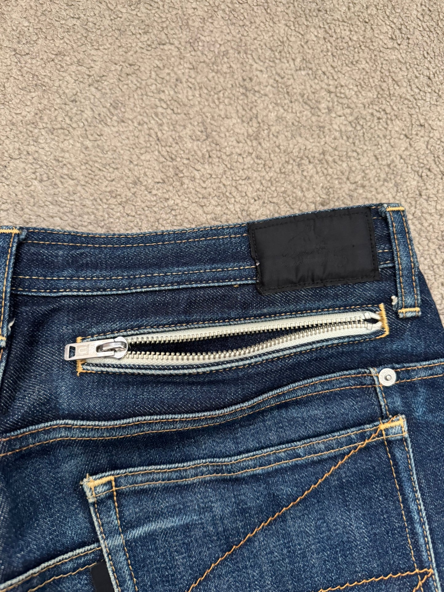 FW09 Undercover "Earmuff Maniac" Zipper Pocket Denim Jeans