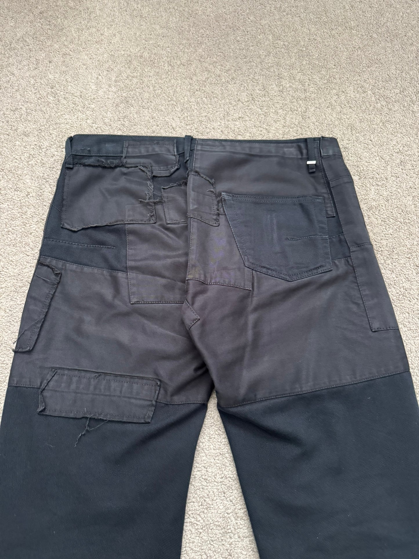 AW07 Dior Homme by Hedi Slimane "Navigate" Patchwork Denim Jeans