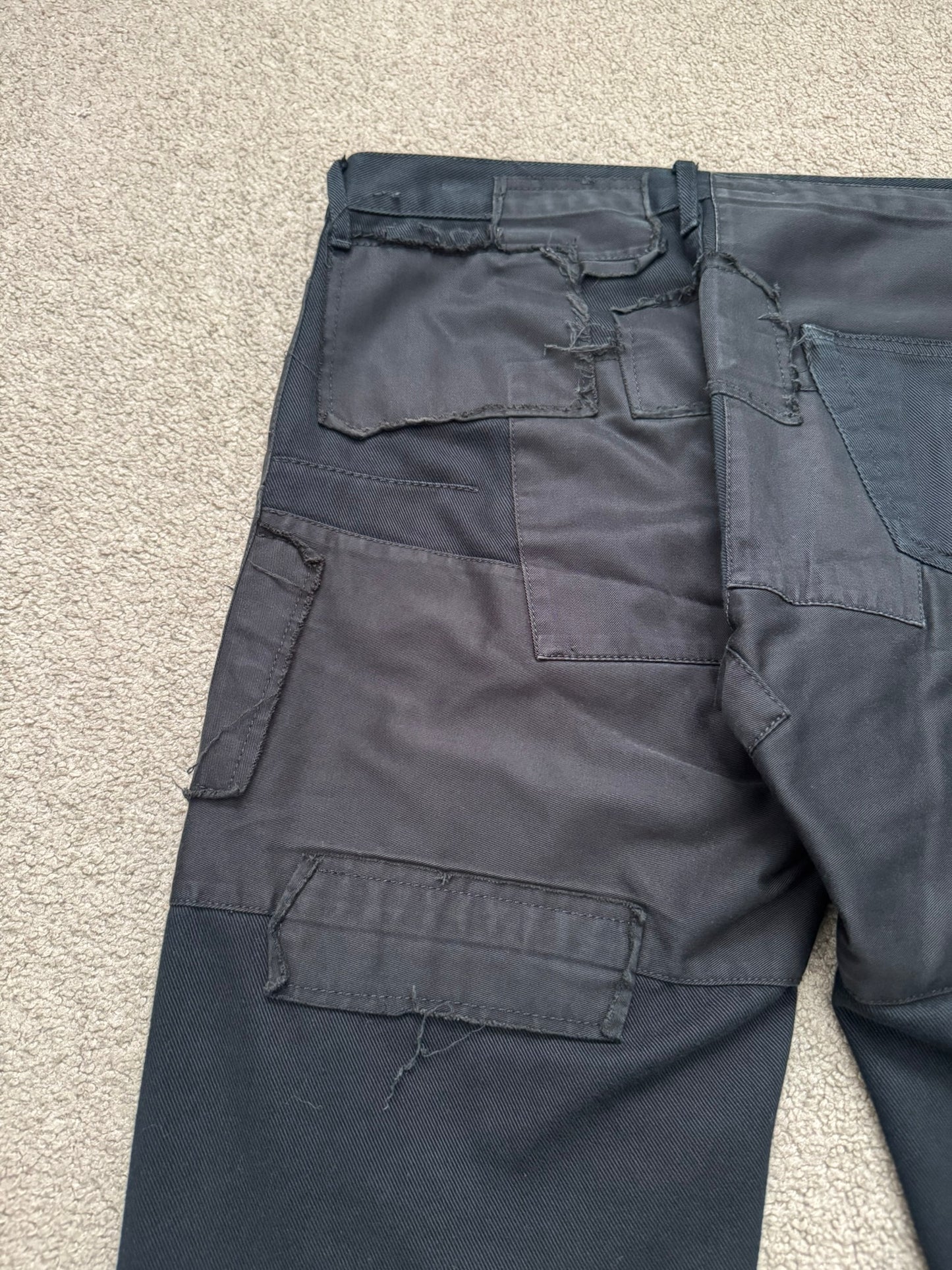AW07 Dior Homme by Hedi Slimane "Navigate" Patchwork Denim Jeans