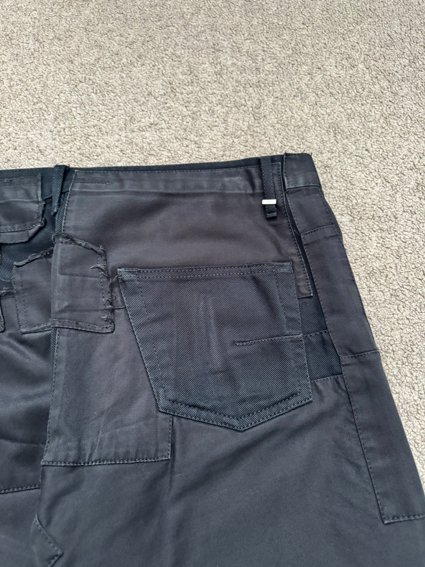 AW07 Dior Homme by Hedi Slimane "Navigate" Patchwork Denim Jeans