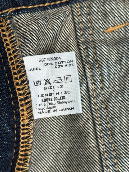 SS07 Number (N)ine Crying Heart Pain Carpenter Honeycomb Denim Jeans