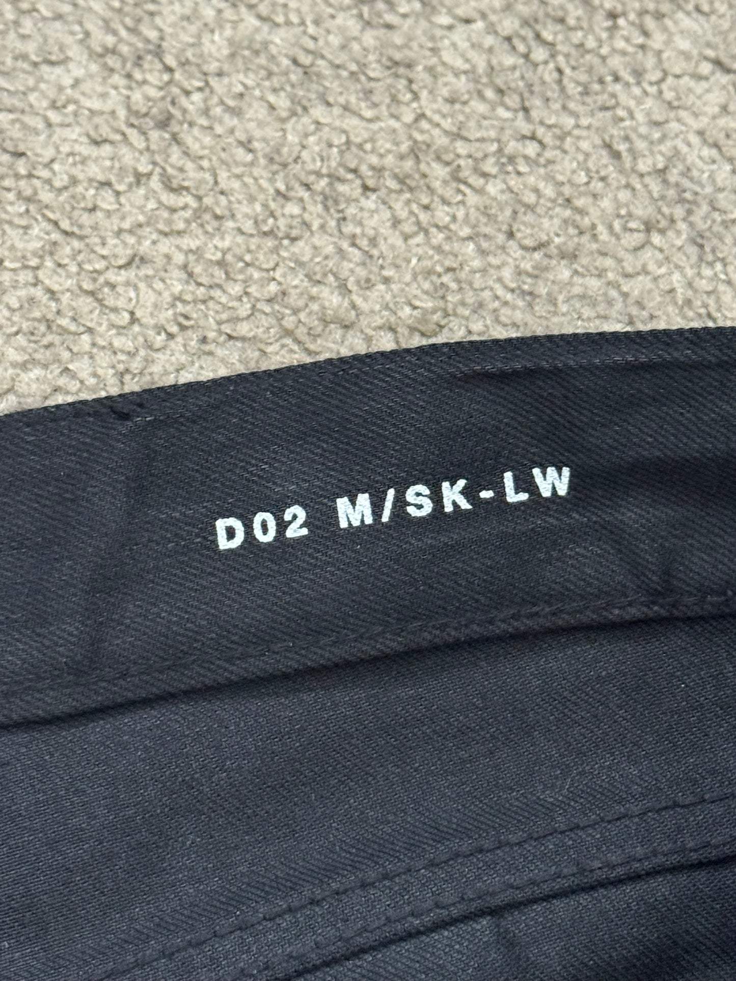 SS15 Saint Laurent by Hedi Slimane Black Waxed D02 Denim Jeans