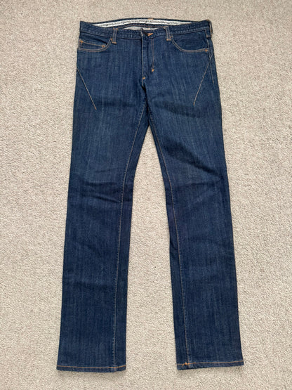 FW07 Number (N)ine Indigo Crying Heart Pain Denim Jeans