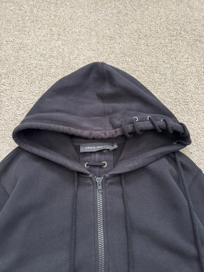 Craig Green Black Lace Zip Up Hoodie