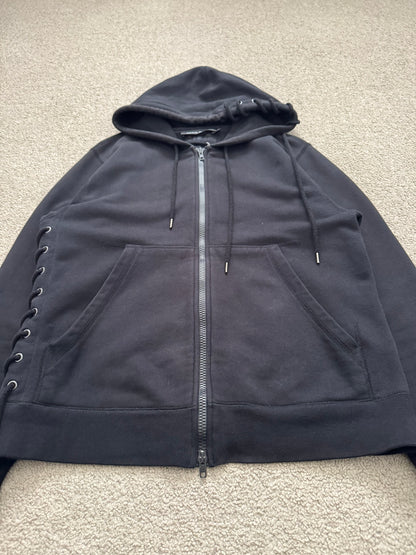 Craig Green Black Lace Zip Up Hoodie