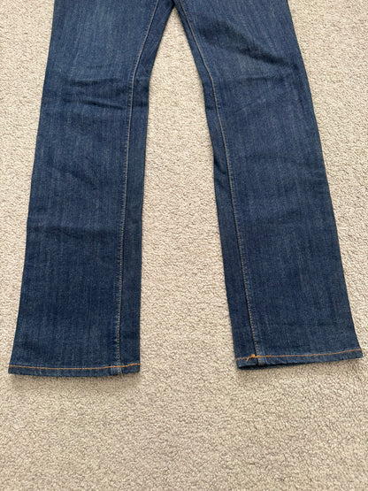 FW07 Number (N)ine Indigo Crying Heart Pain Denim Jeans