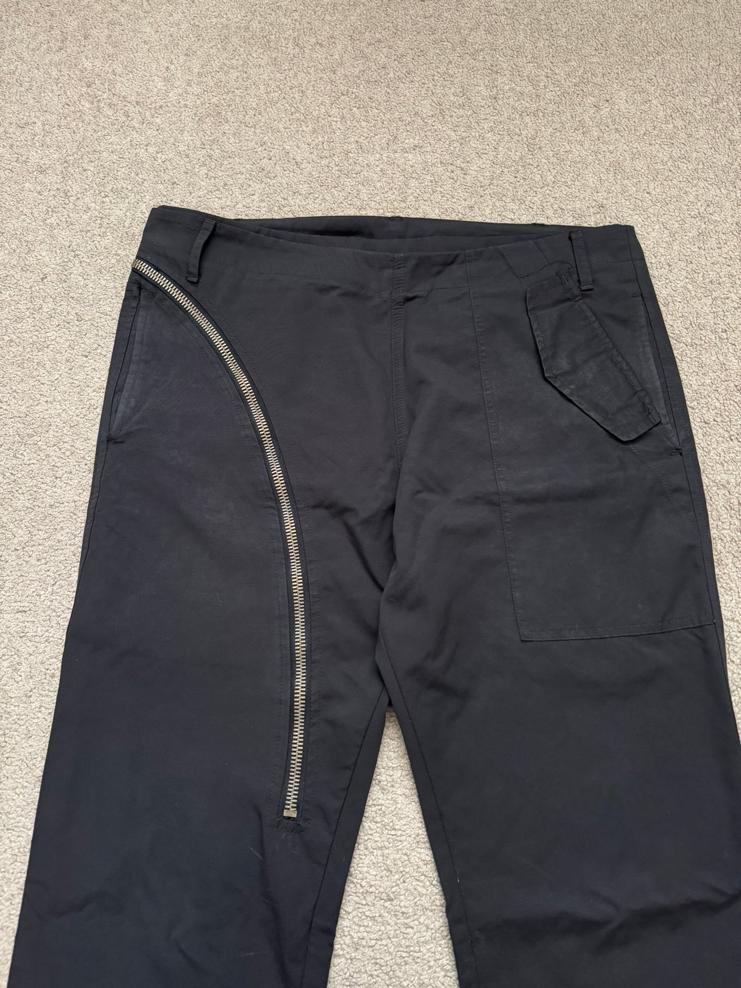 FW13 Rick Owens Mainline "Plinth" Half Layer Nylon Aircut Pants