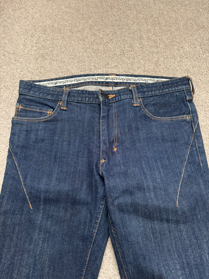 FW07 Number (N)ine Indigo Crying Heart Pain Denim Jeans