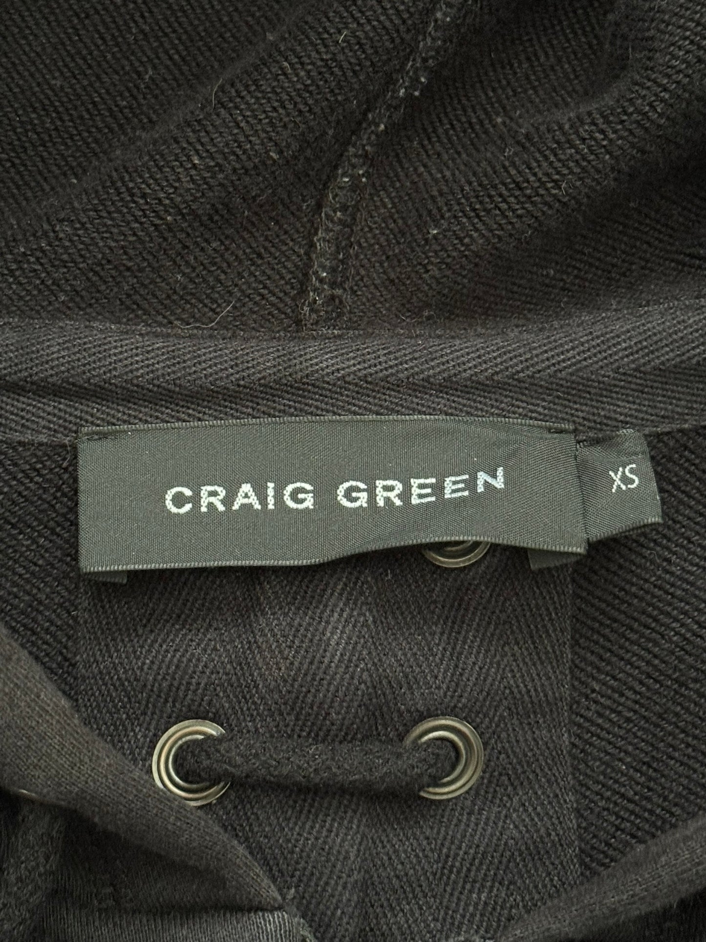 Craig Green Black Lace Zip Up Hoodie