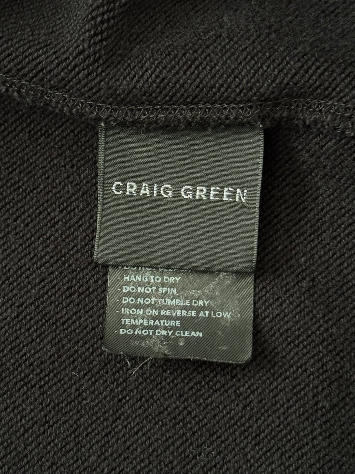 Craig Green Black Lace Zip Up Hoodie