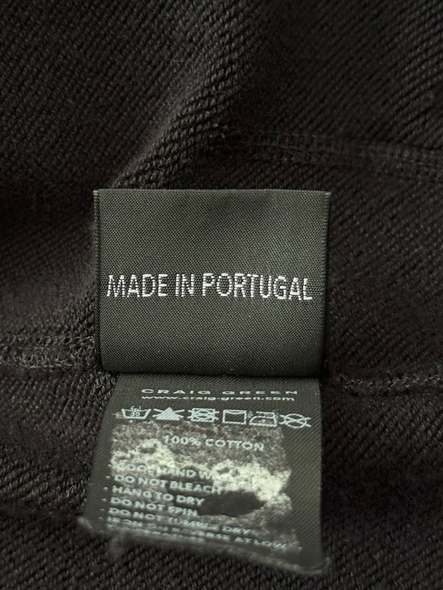 Craig Green Black Lace Zip Up Hoodie