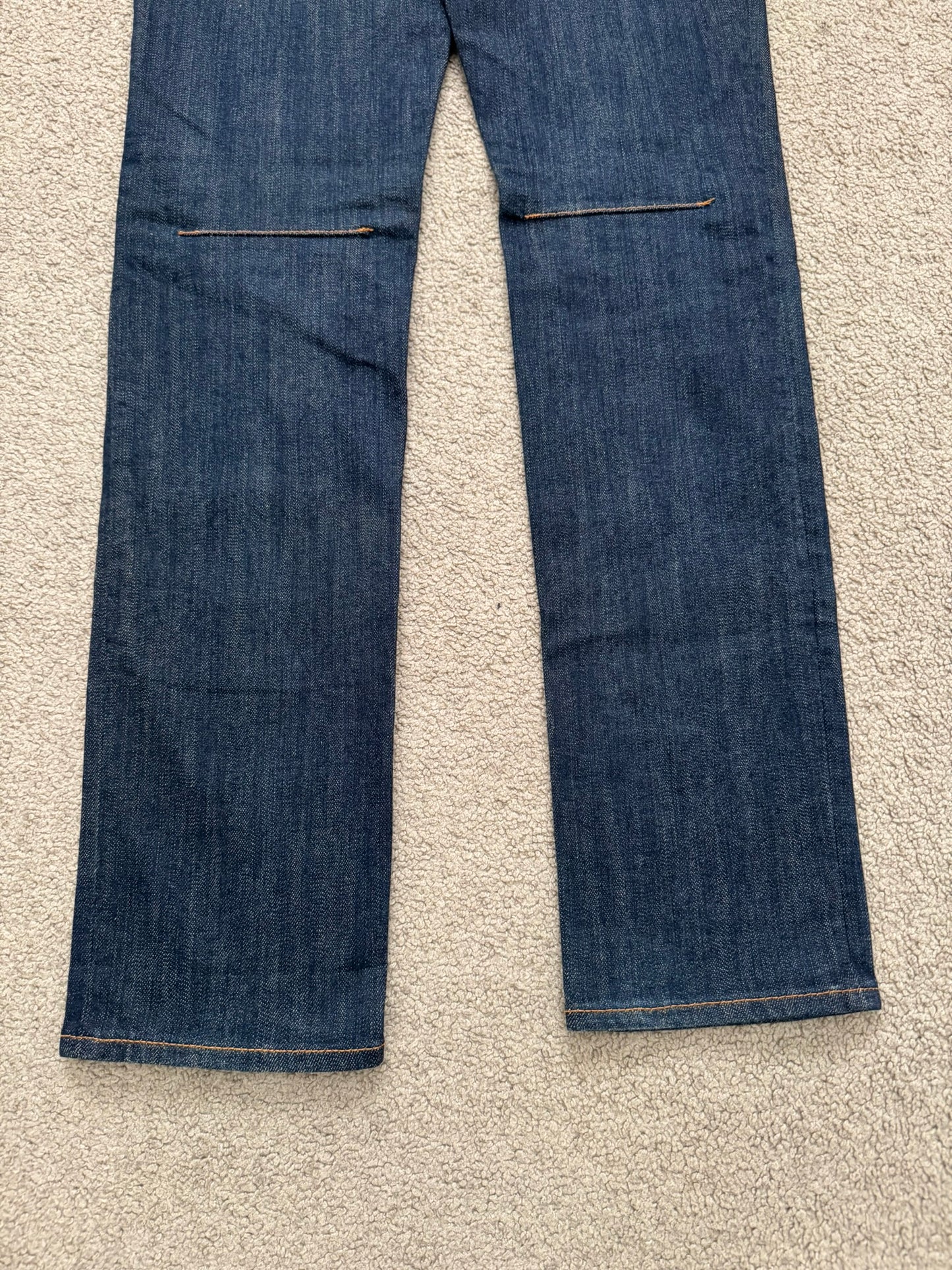 FW07 Number (N)ine Indigo Crying Heart Pain Denim Jeans