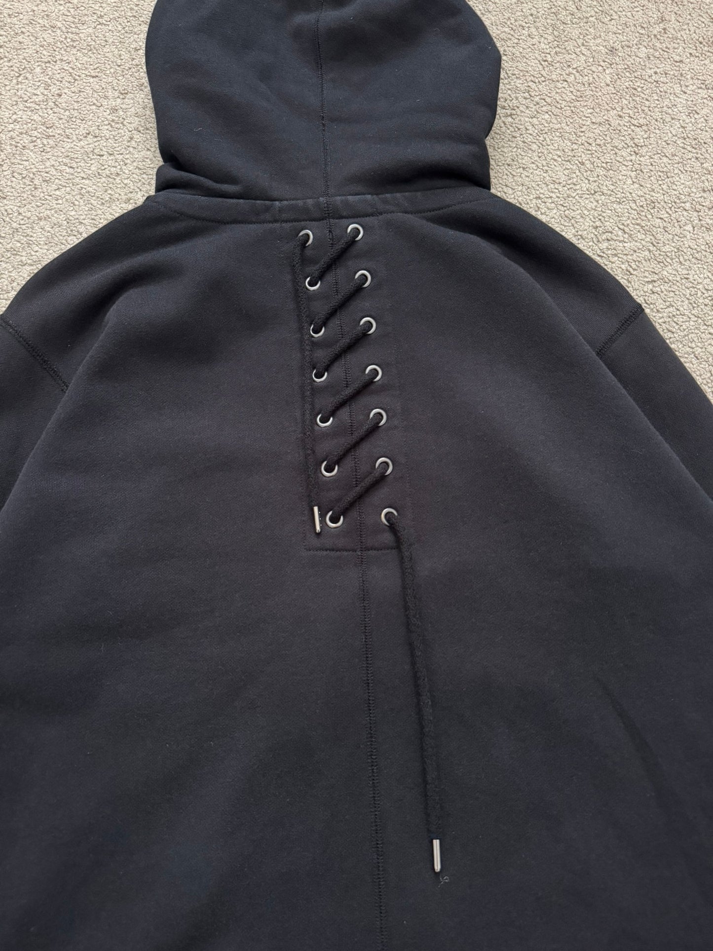 Craig Green Black Lace Zip Up Hoodie