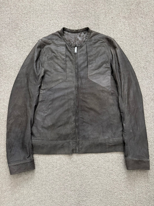 SS13 Rick Owens "Island" Blistered Lamb Leather Jacket