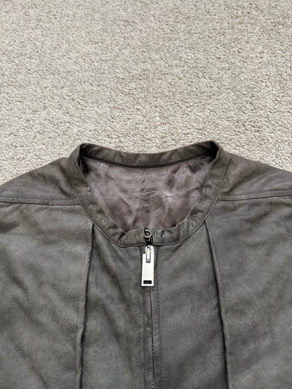 SS13 Rick Owens "Island" Blistered Lamb Leather Jacket