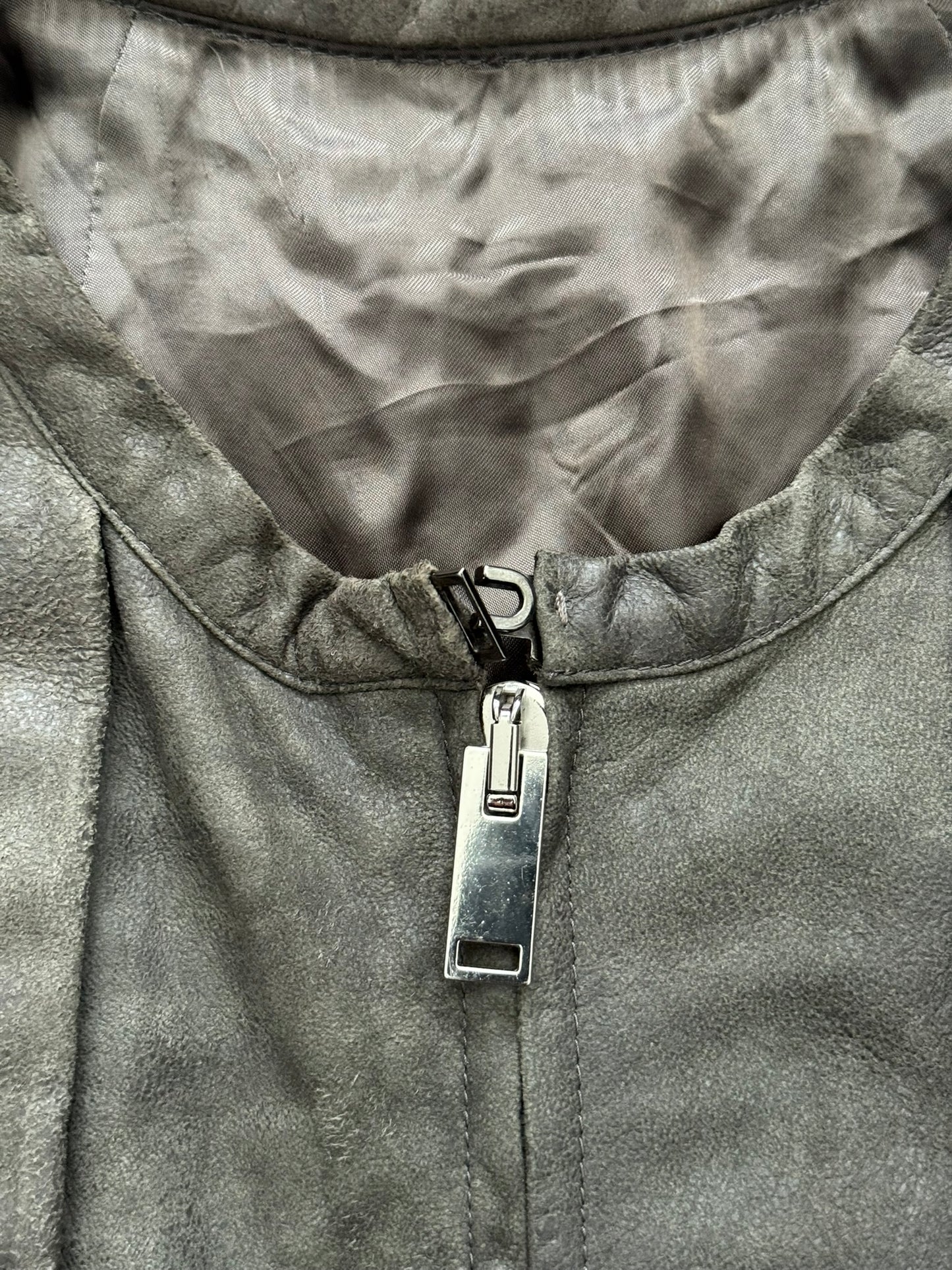 SS13 Rick Owens "Island" Blistered Lamb Leather Jacket